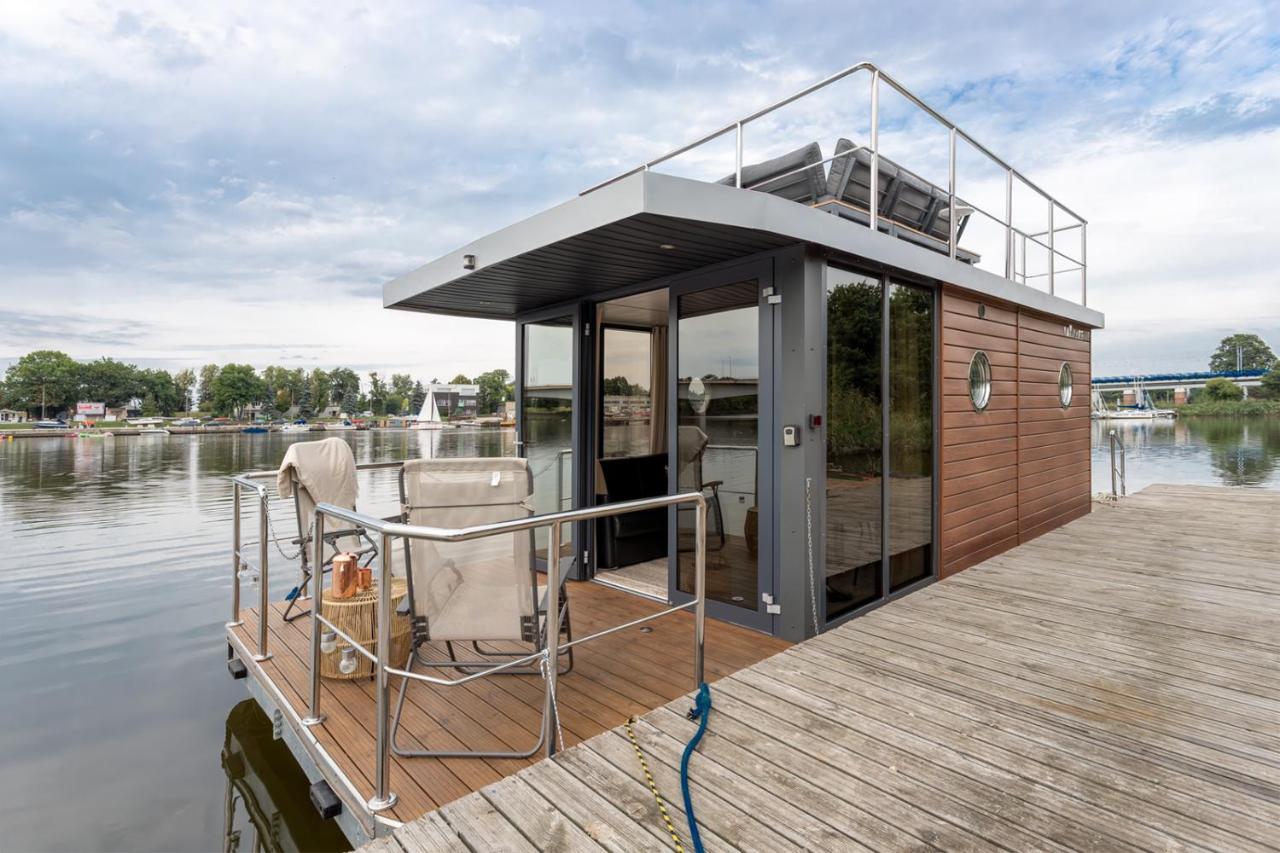 Lemuria Houseboat - Plywajacy Domek Na Wodzie Wroclaw Exterior photo